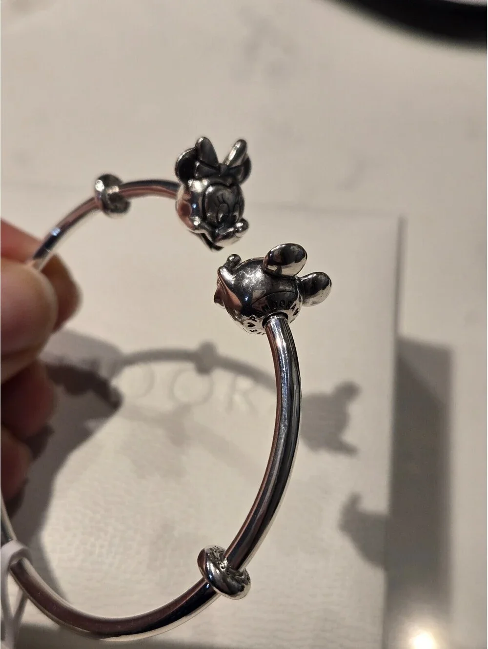 Pandora bracelet s925 ale disney mickey minnie bangle
